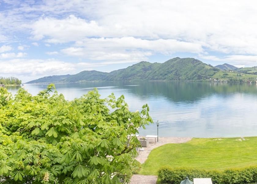 Upper Austria Unterach am Attersee View From Room