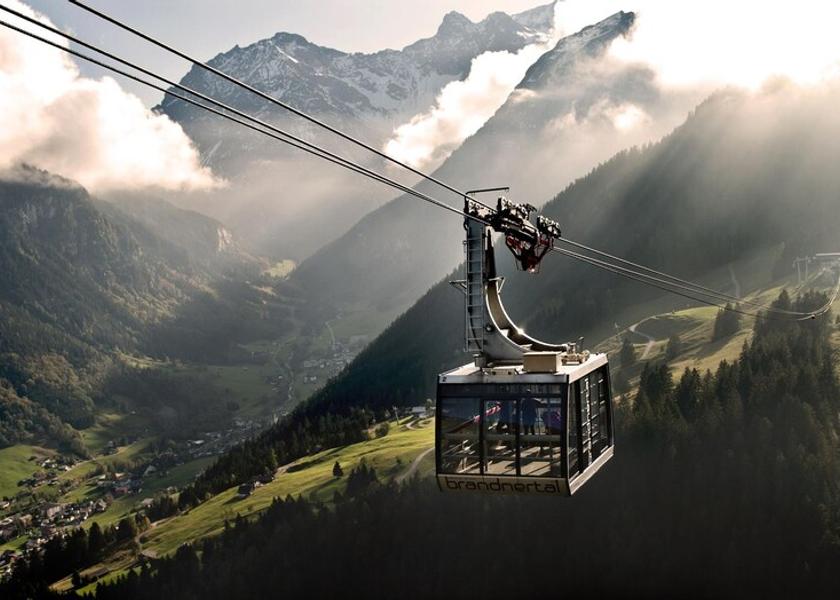 Vorarlberg Buerserberg Aerial View