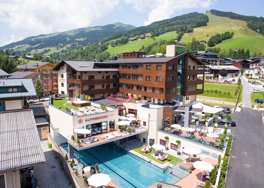 Salzburg State Saalbach-Hinterglemm Aerial View