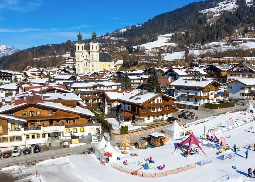 Tyrol Hopfgarten im Brixental Aerial View