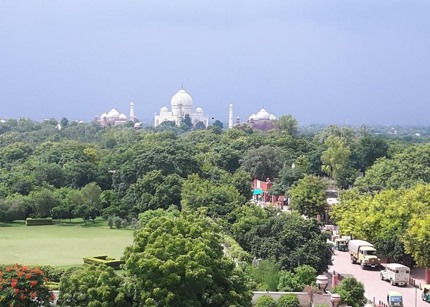 Uttar Pradesh Agra Aerial view