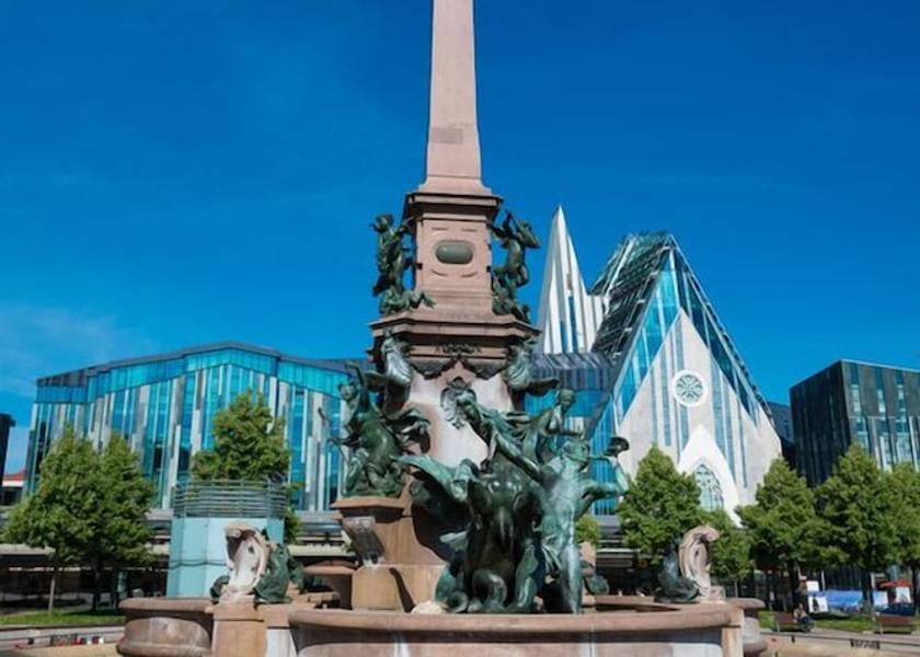 Saxony Leipzig Land View from Property