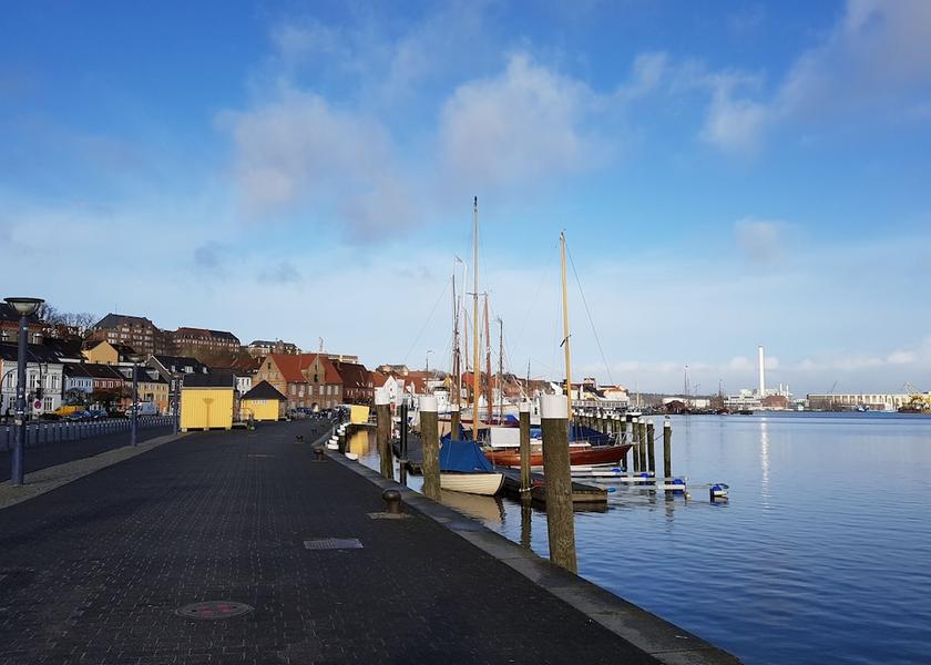 Schleswig-Holstein Flensburg Aerial View