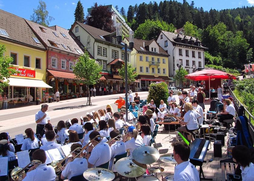 Baden-Wuerttemberg Triberg im Schwarzwald View from Property