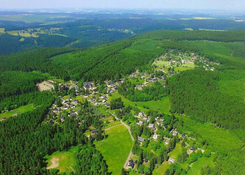 Saxony Altenberg Aerial View