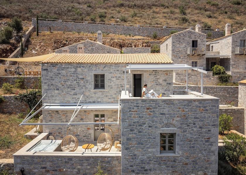 Peloponnese Region East Mani Exterior Detail