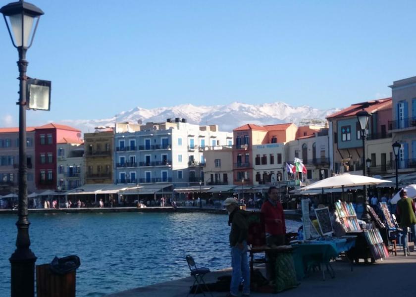 Crete Island Chania City View from Property