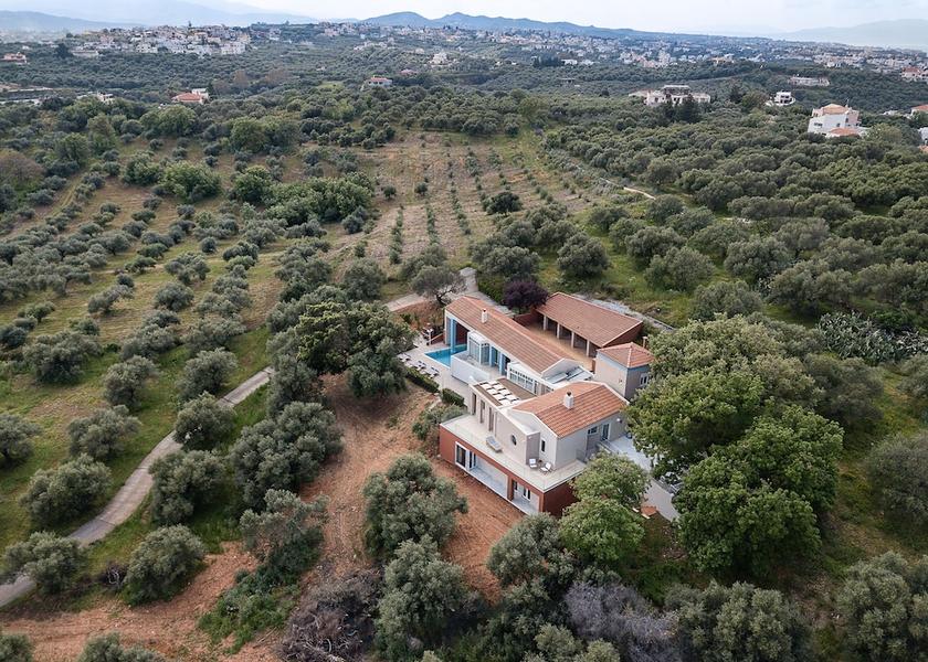Crete Island Chania Aerial View