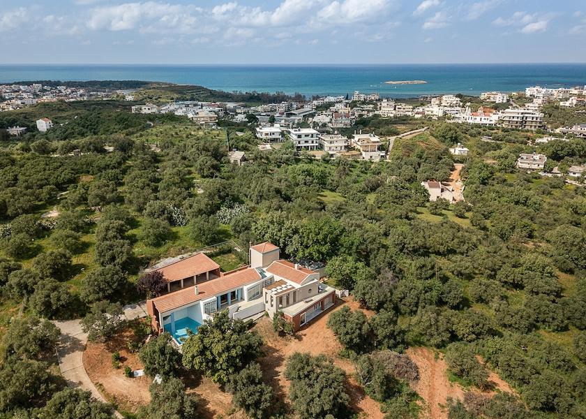 Crete Island Chania Aerial View