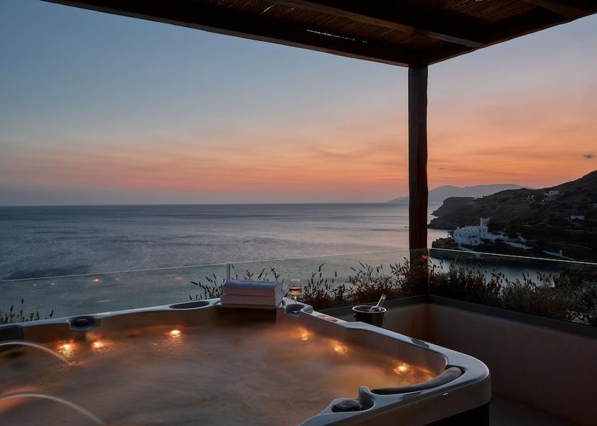 South Aegean Ios Private Spa Tub