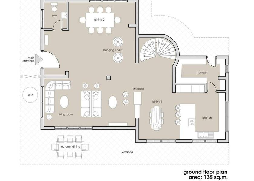  Rhodes Room layout blue print