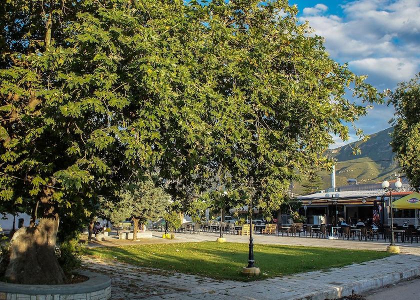 Peloponnese Aigialeia Exterior Detail