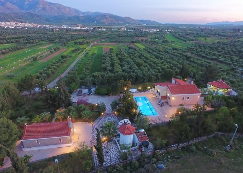 Crete Minoa Pediada Aerial View