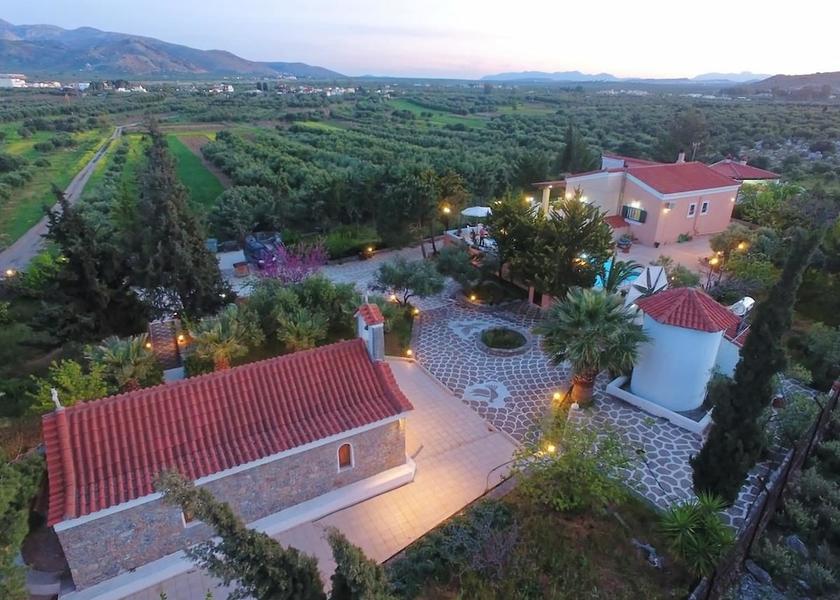 Crete Minoa Pediada Aerial View