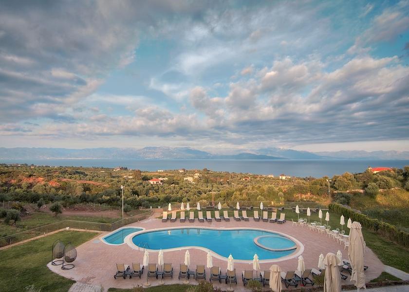 Peloponnese Region Messini Aerial View