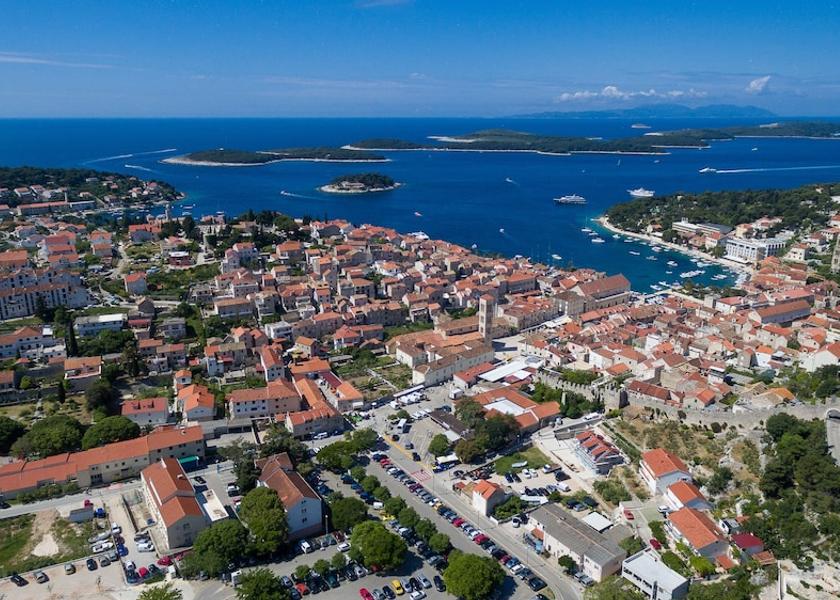 Split-Dalmatia Hvar Aerial View