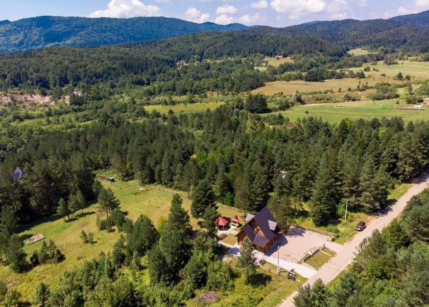 Lika-Senj Plitvicka jezera Aerial View