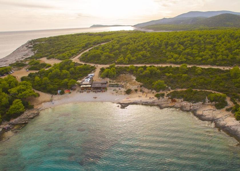 Split-Dalmatia Vis Aerial View