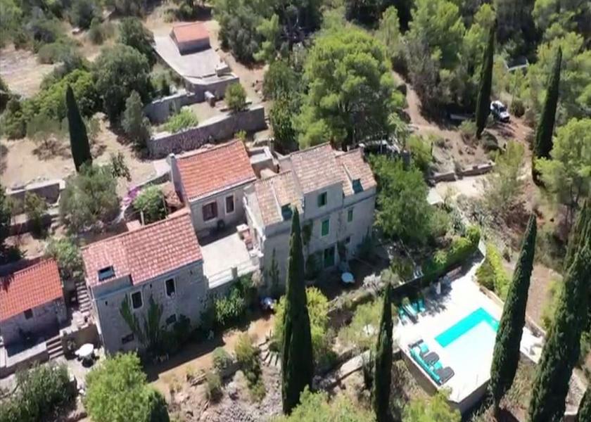 Split-Dalmatia Vis Aerial View