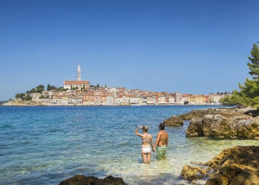 Istria (county) Rovinj Beach