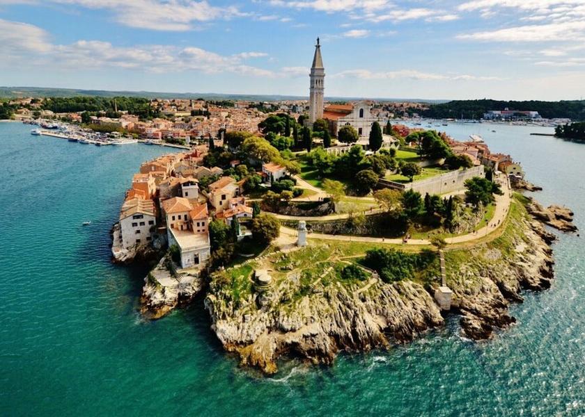 Istria (county) Rovinj Aerial View