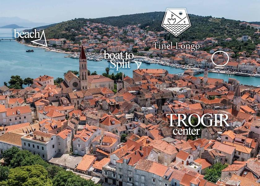 Split-Dalmatia Trogir Aerial View