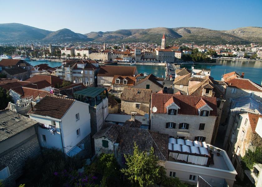 Split-Dalmatia Trogir Aerial View
