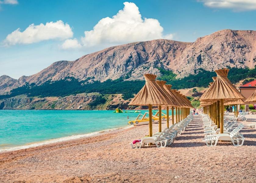 Primorje-Gorski Baska Beach