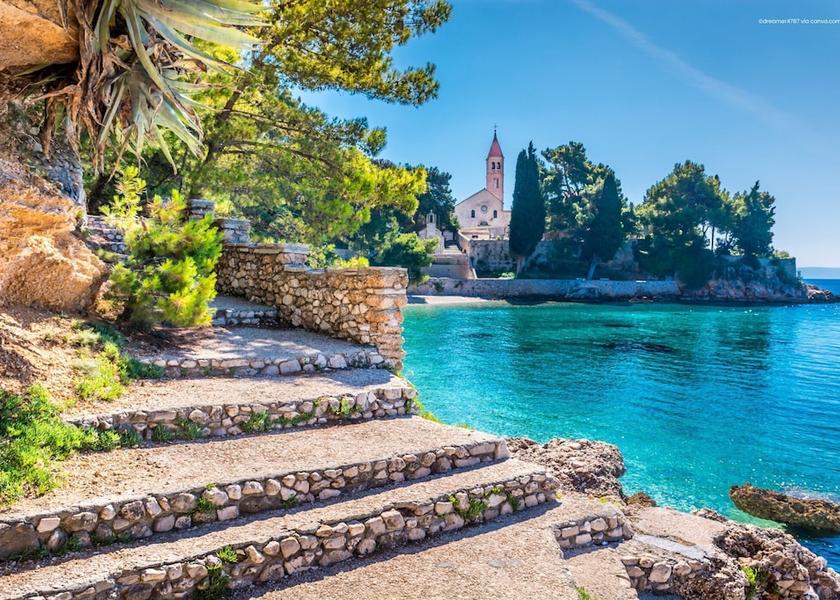 Split-Dalmatia Bol City View from Property