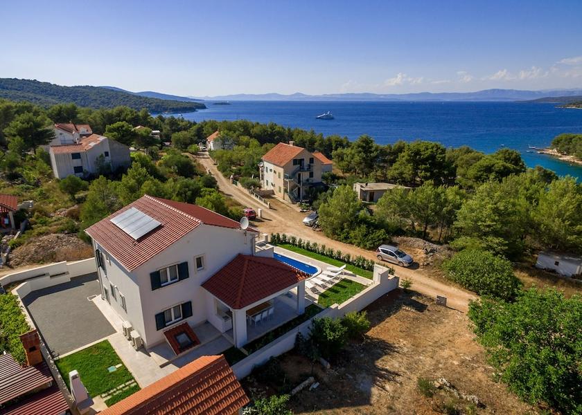 Split-Dalmatia Milna Aerial View