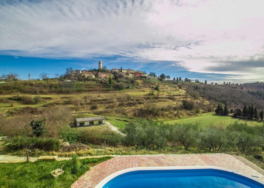 Istria (county) Oprtalj View from Property