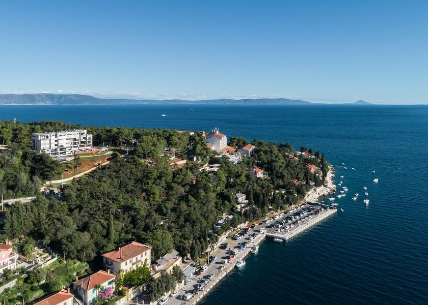 Istria County Labin Aerial View