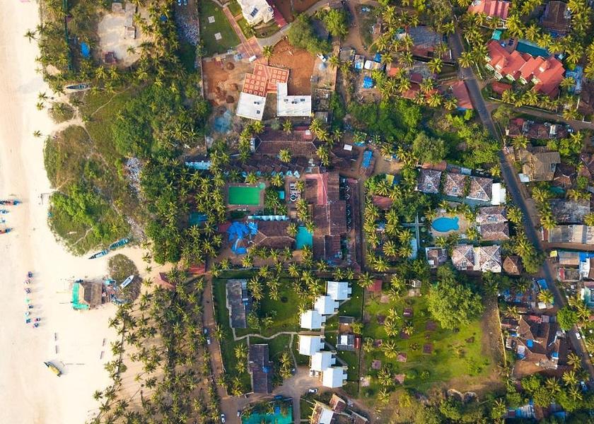 Goa Colva Aerial View