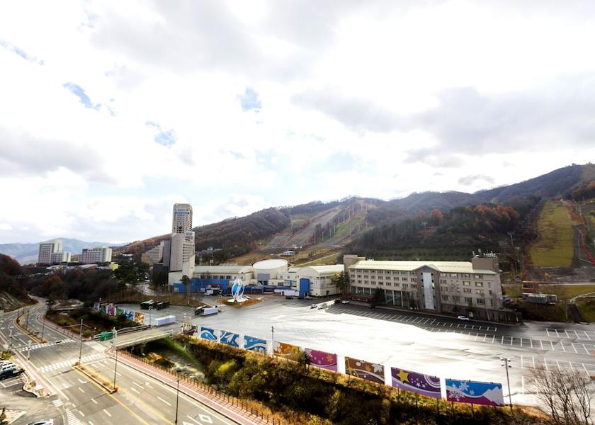 Gangwon Pyeongchang Aerial View