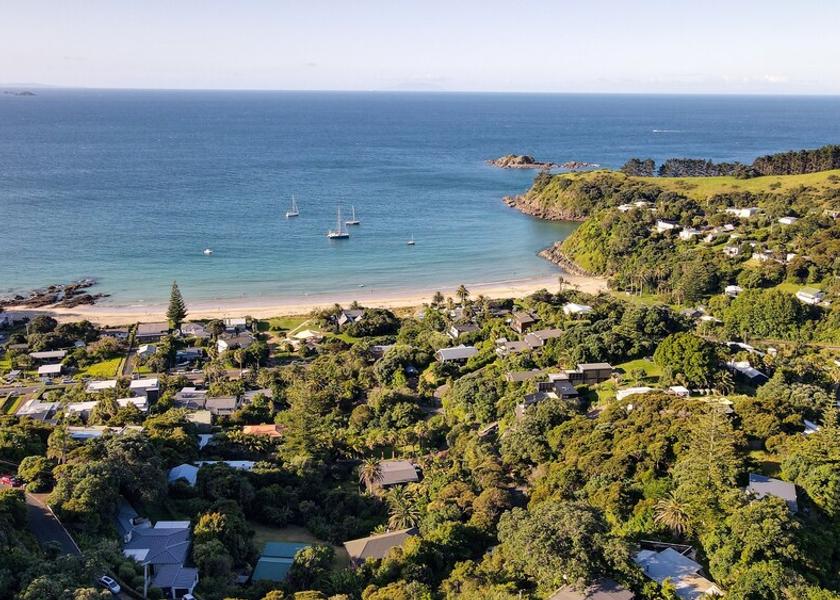 Auckland Region Waiheke Island Aerial View
