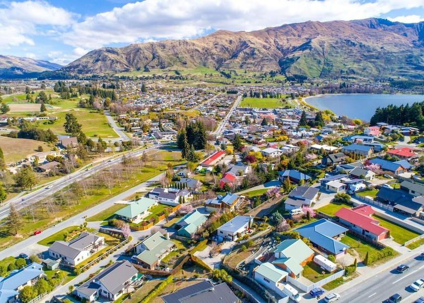 Otago Wānaka Aerial View