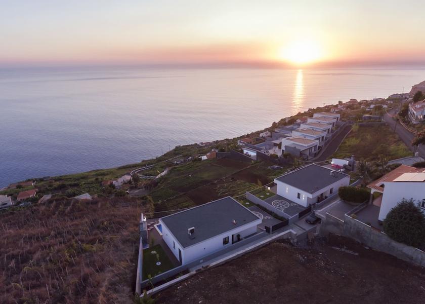 Madeira Region Calheta Aerial View