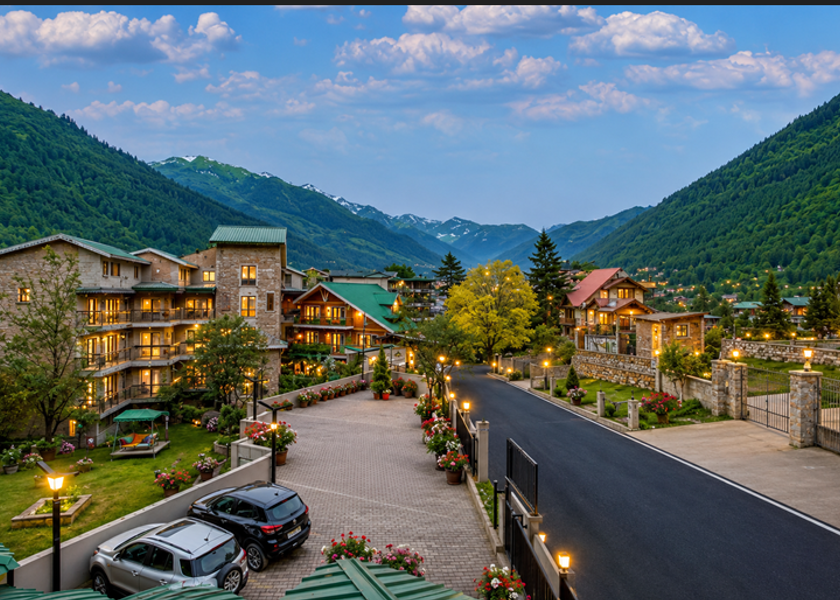 Himachal Pradesh Manali Hotel Exterior