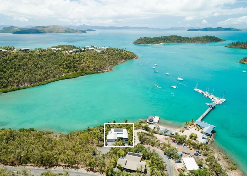 Queensland Shute Harbour Aerial View