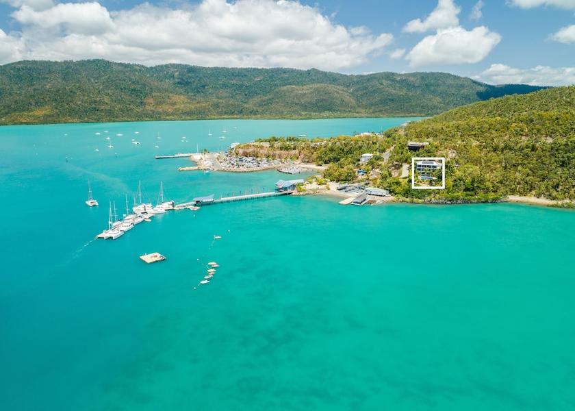 Queensland Shute Harbour Aerial View