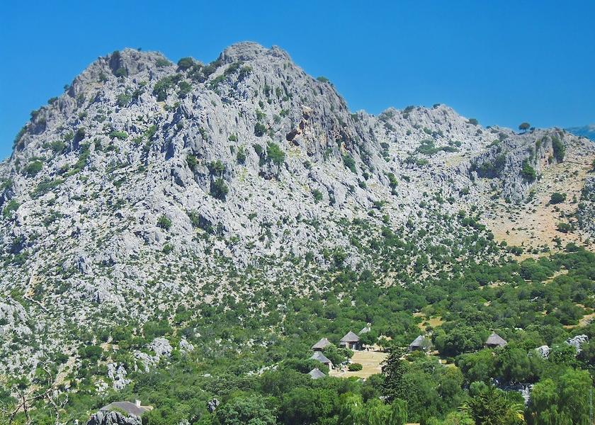Andalusia Benaocaz Aerial View