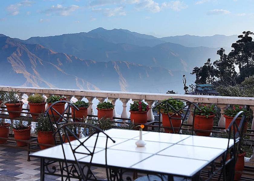 Uttarakhand Mussoorie Himalaya View From Hotel
