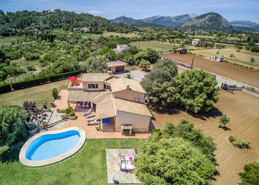 Balearic Islands Pollença Aerial View