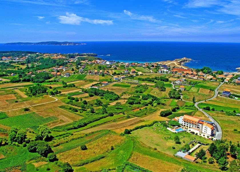 Galicia Sanxenxo Aerial View