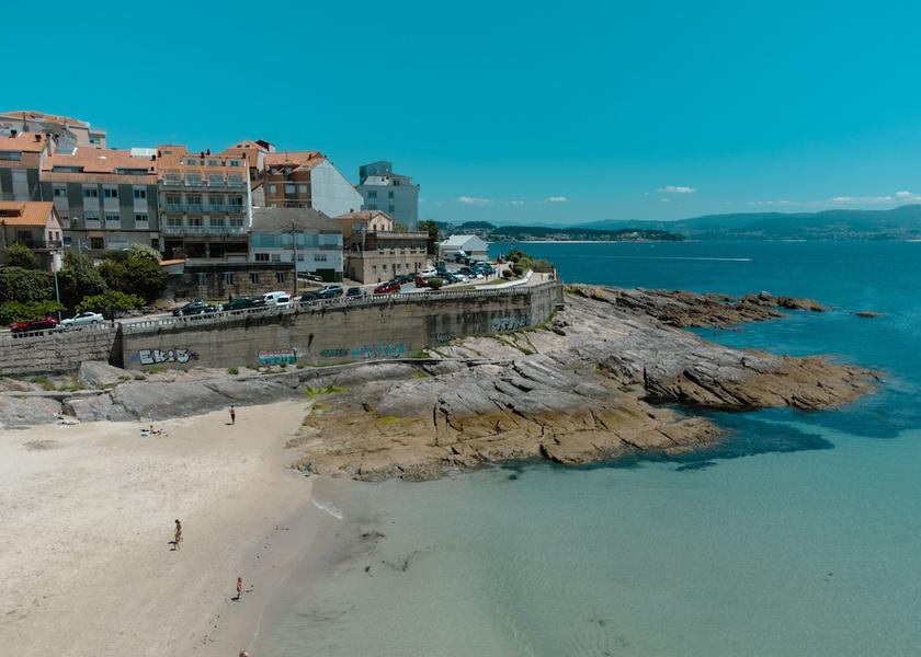 Galicia Sanxenxo Aerial View