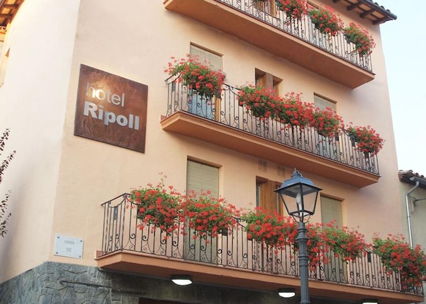 Catalonia Sant Hilari Sacalm Exterior Detail