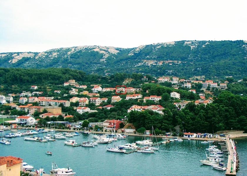 Primorje-Gorski Rab Aerial View