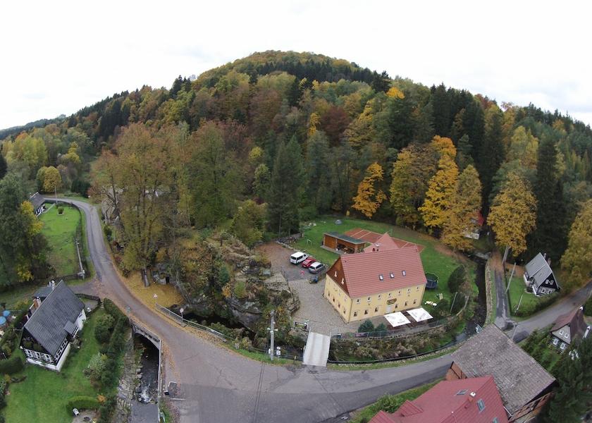 Usti nad Labem (region) Chribska Aerial View