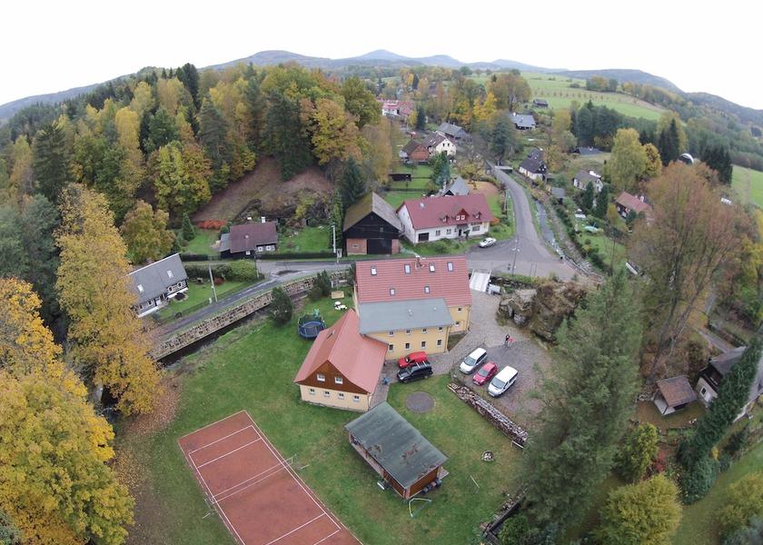 Usti nad Labem (region) Chribska Aerial View