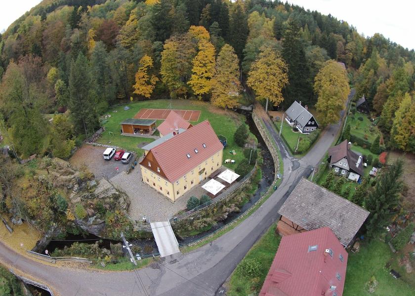 Usti nad Labem (region) Chribska Aerial View